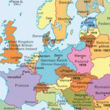 post wwi map of europe map of europe at the beginning of world war 1 download of post wwi map of eur