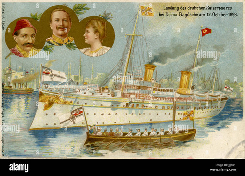 kaiser wilhelm visit to the holy land palestine 1898 commemorative JJJ8K1.jpg