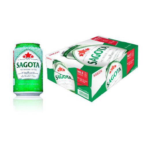 Thùng 24 lon Bia Sagota Premium 330ml 1
