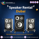Superior Sound with Speakers Rental in Dubai