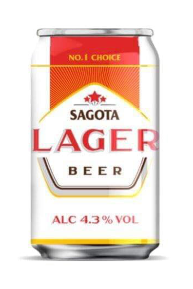 Sagota Beer Lager Lon png 330ml.png