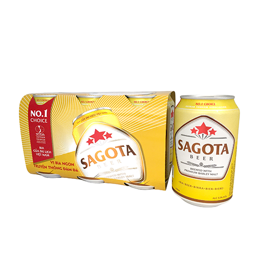 Sagota beer Gold 330ml Pack 6 lon.png