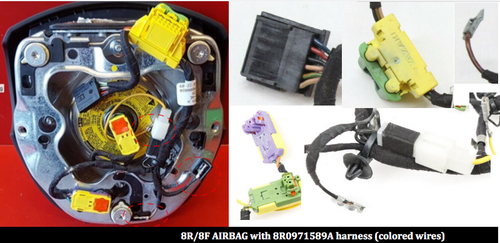 8F 8R detailed airbag harness