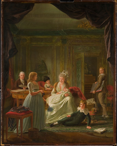 Muys, Nicolaes Aernout из Beeftingh (1759 1831) со своей первой женой Jacoba Maria Boon (1760 1800) 