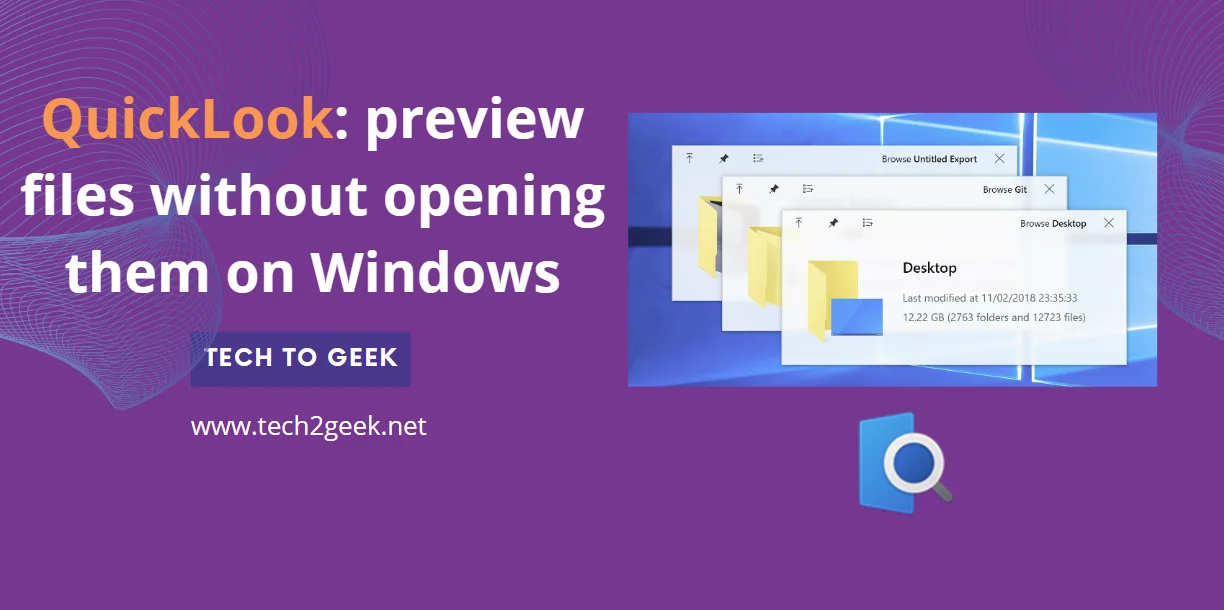 QuickLook: preview files without opening them on Windows