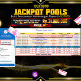 OLXTOTO JACKPOT TOGEL TOTO MACAU  Rp.31.000.000,- LUNAS
