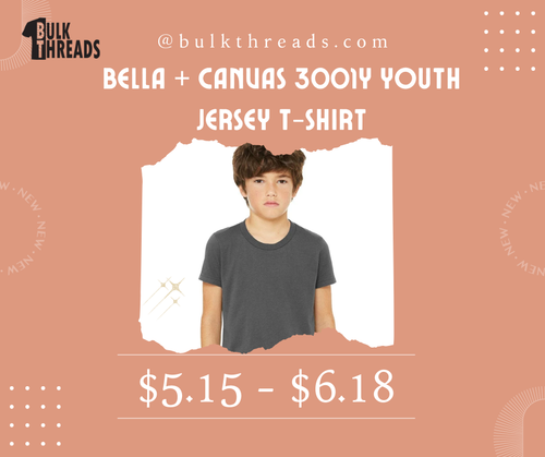 Bella + Canvas 3001Y Youth Jersey T Shirt.png