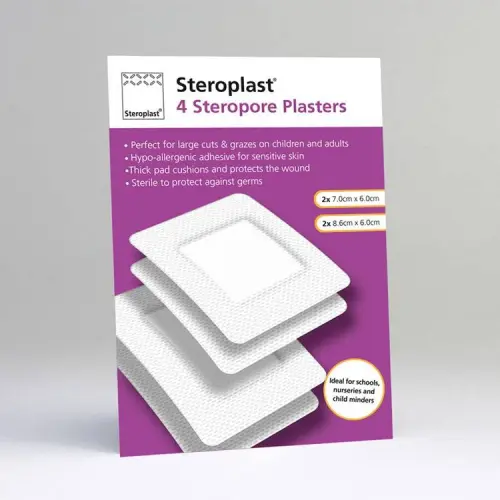 Steroplast Steropore Large Plasters.webp