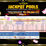 OLXTOTO JACKPOT TOGEL PASARAN HONGKONG Rp.200.000.000,- LUNAS