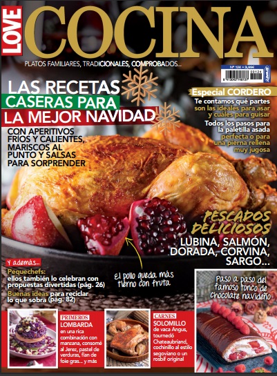 Love Cocina España Nro. 124 - Diciembre 2023 (PDF) [Mega + Mediafire + FastUpload + Dropapk + KF + RF]