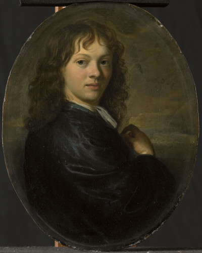 Moor, Carel de II Автопортрет, 1680, 21,5 cm x 17 cm, Дерево, масло