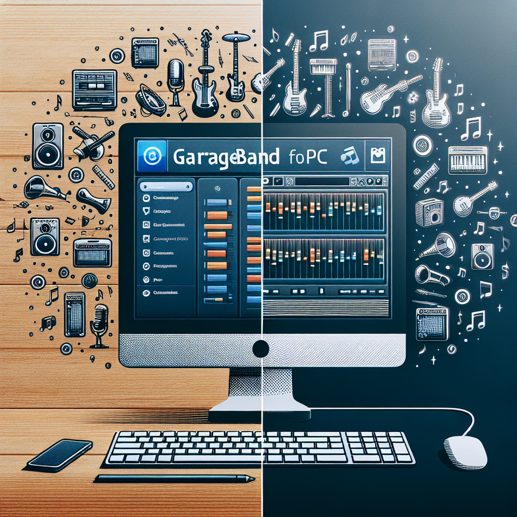 GarageBand for PC: Create professional music with this versatile software, featuring a wide range of instruments and editing tools