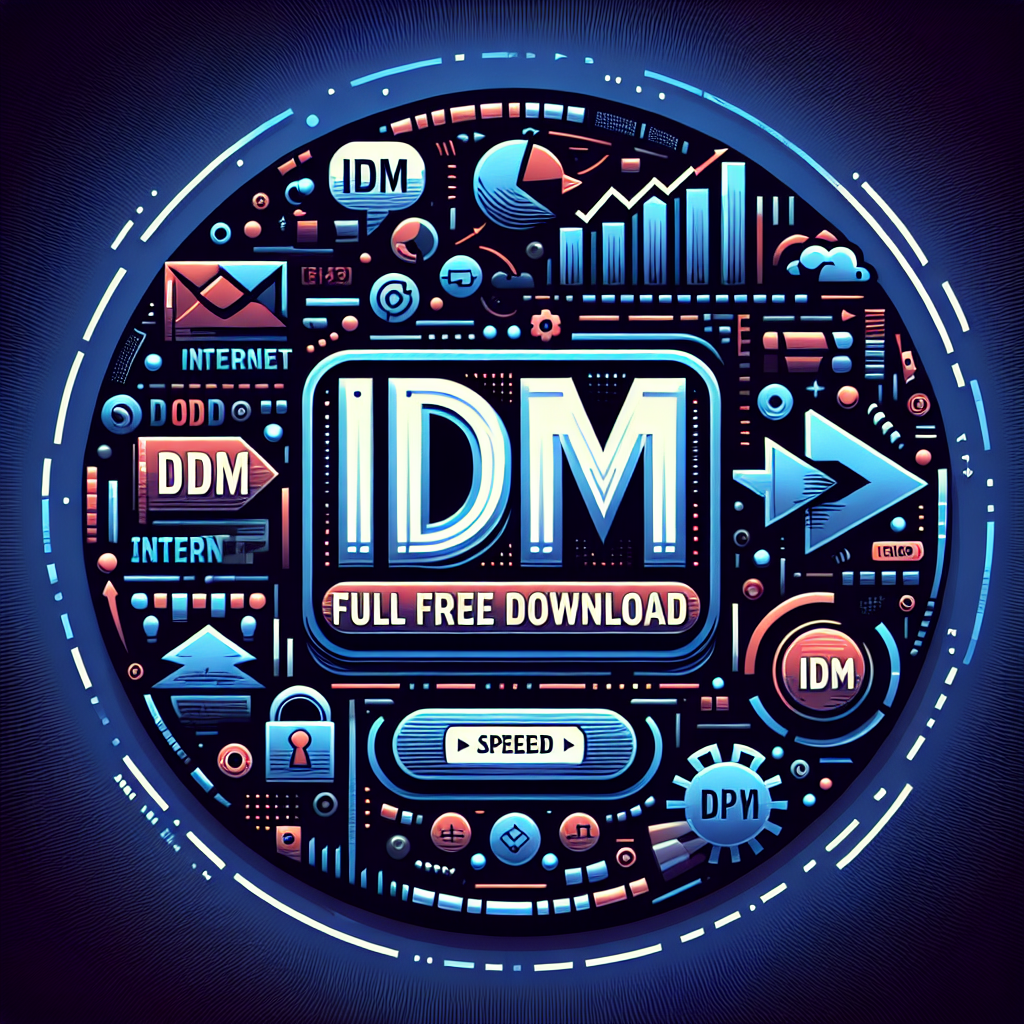 IDM full free download guide showing step-by-step installation on a computer screen with clear instructions