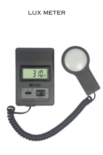 A Lux Meter, also known as a light meter or illuminance meter, is a device used to measure the intensity of illumination or the amount of light falling on a surface. Separate light sensor for optimum positions readings.