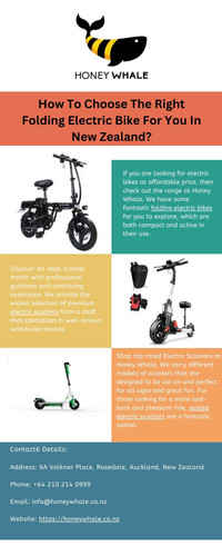 How To Choose The Right Folding Electric Bike For You In New Zealand.jpg