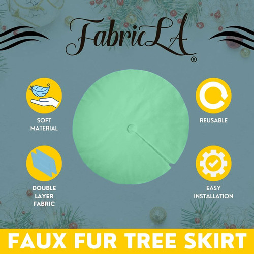 FabricLA Faux Fur Tree Skirt (1) Recovered (12)