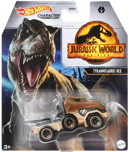 Машинка Hot Wheels Tyrannosaurus Rex 2022 Jurassic World Dominion (1 6) Character Cars GWR50