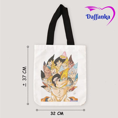 Tas Slempang Tote Bag Kanvas All Of Son Gokuaaa