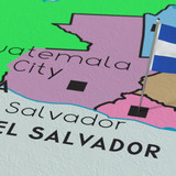 el salvador flag map 2024
