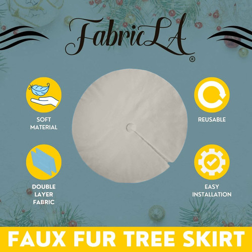 FabricLA Faux Fur Tree Skirt (1) Recovered (7)