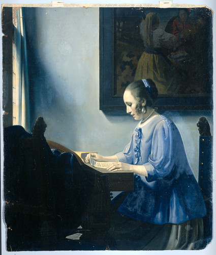 Meegeren, Han van Женщина, читающая письмо, 1940, 58,5 cm х 57 cm, Холст, масло