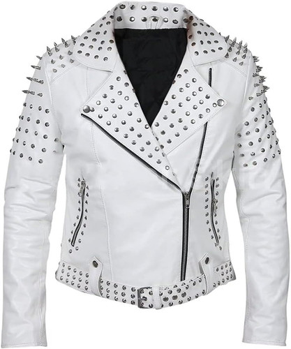Studded Jacket Punk Leather Jacket Motorbike Punk Rock Emo Ghotic Rocker 0.jpg