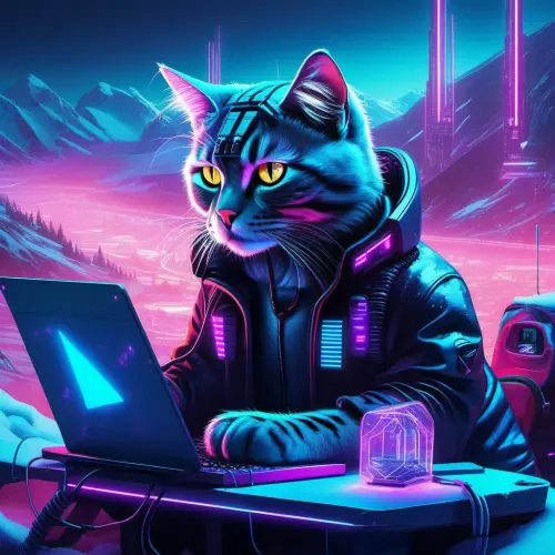 cyberpunk cat that is a hacker in an icy landscape with v0 u UNuWbhTuqu5Aqfnbq1ii4YJGDuiD2ILq YwfOBb.webp