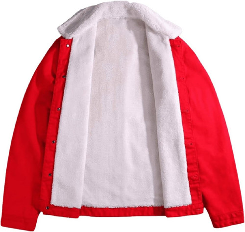 Christmas Cotton Trucker Jacket Christmas Style Artifical Fur Jacket 2.jpg