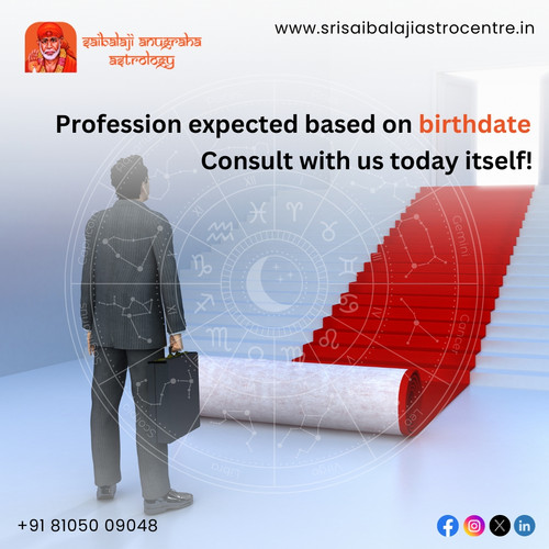 Curious what career path your birthdate suggests for you? Sri Sai Balaji Anugraha, an astrology expert, will analyze astrological hints and unveil the ideal career route for you. Consult with us today itself! 

? View our website: https://www.srisaibalajiastrocentre.in/

☎️ Contact Us Today: +91 8105009048