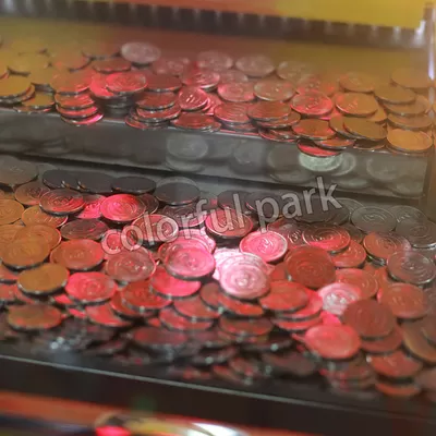 pt33785485 gold train 2p coin pusher machine 220v quarter slide machine.webp