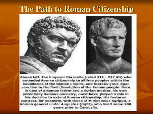 the path to roman citizenship l.jpg