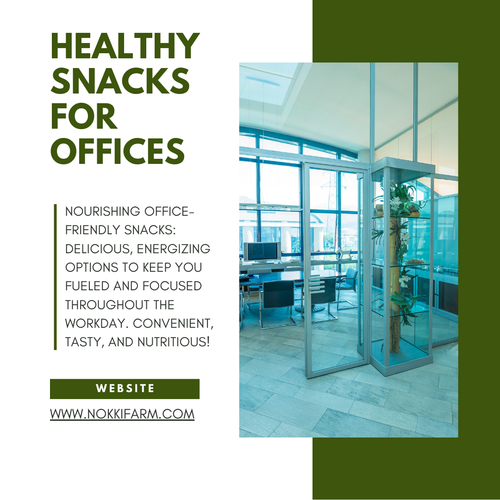 Discover nutritious delights for your workplace with Nokki Farm's array of Healthy Snacks for Offices. Elevate office wellness with our handpicked selection, crafted to fuel productivity and satisfaction. From wholesome granola bars to flavorful trail mixes, Nokki Farm ensures your team stays energized and nourished throughout the day. Boost morale and health with our irresistible office snack solutions. For more information visit us at https://nokkifarm.com/