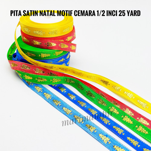 PITA SATIN NATAL MOTIF CEMARA EMBOSS 1:2 INCI 100 GR MMS.jpg