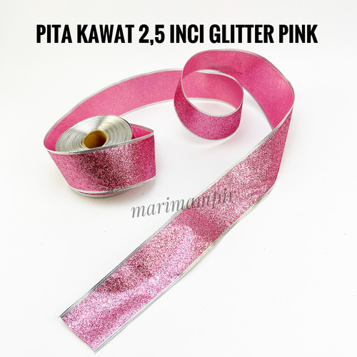 PITA KAWAT 2,5 INCI GLITTER WARNA PINK 75 GR MMS.jpg