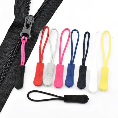 10pcs Zipper Pull Puller End Fit Rope Tag Replacement Clip Broken Buckle Fixer Zip Cord Tab.webp