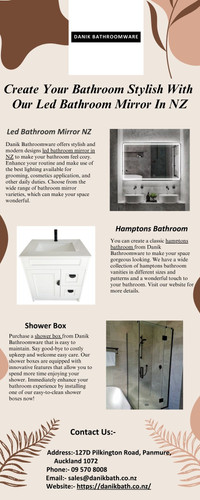 Make Your Bathroom Wonderful With Led Bathroom Mirror In NZ.jpg