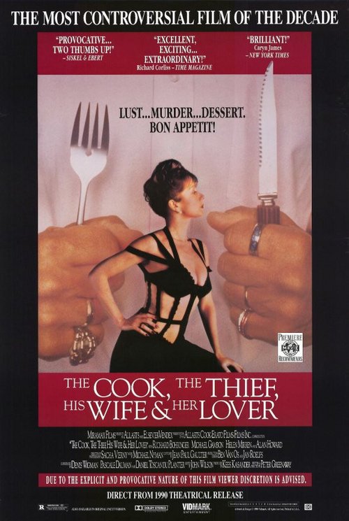 Kucharz, złodziej, jego żona i jej kochanek / The Cook the Thief His Wife & Her Lover (1989) PL.1080p.BDRip.H264-wasik / Lektor PL