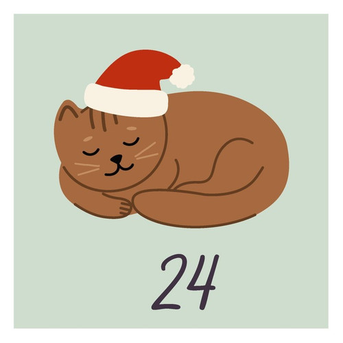 Christmas advent calendar with hand drawn elements. Xmas Poster. Vector illustration on white backgr.jpg