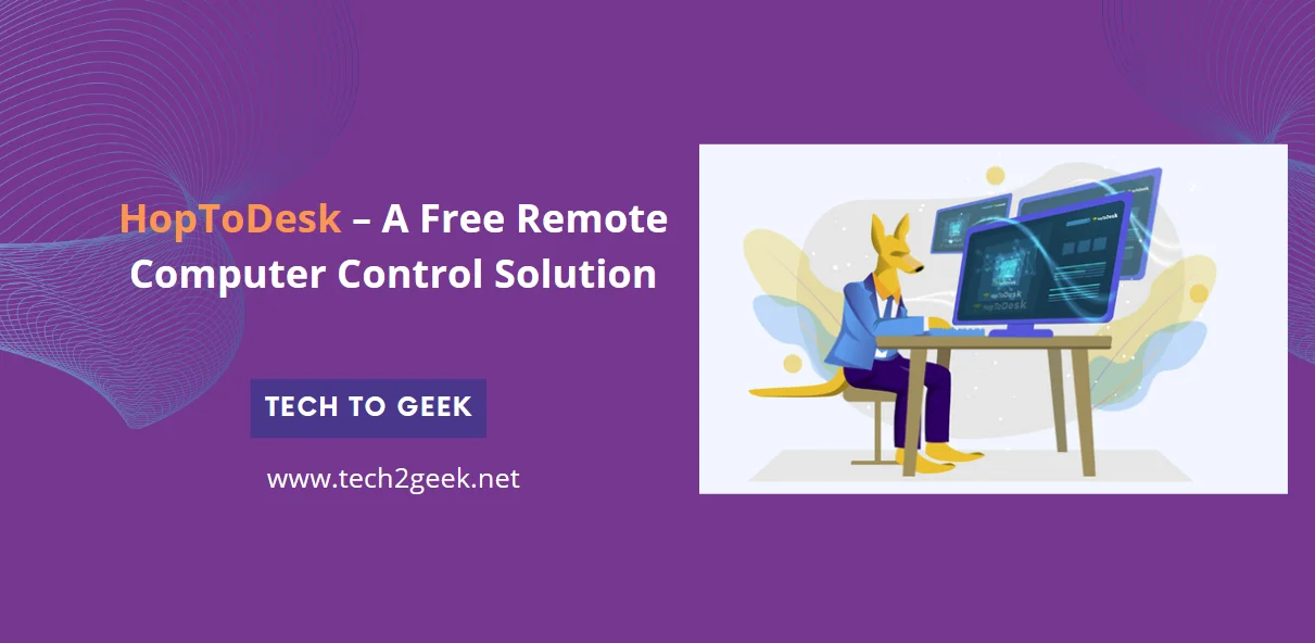HopToDesk – A Free Remote Computer Control Solution