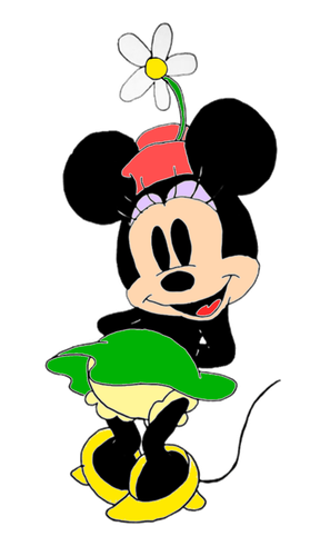Minnie Mouse with Color Part 3.png