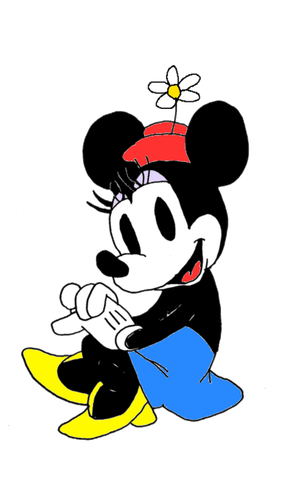 Minnie Mouse with Color Part 23.png