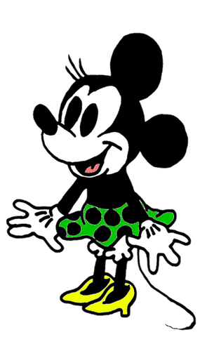 Minnie Mouse with Color Part 18.png