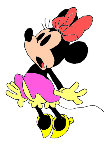 Minnie Mouse with Color Part 21.png