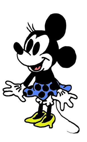 Minnie Mouse with Color Part 19.png