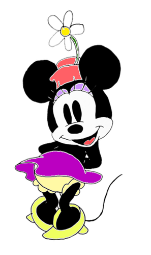 Minnie Mouse with Color Part 14.png