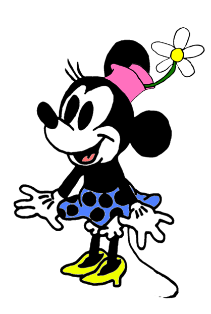 Minnie Mouse with Color Part 9.png