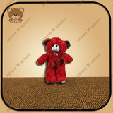 TEDDY BEAR BERDIRI POLOS S MERAH
