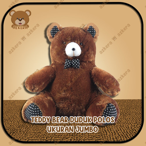 TEDDY BEAR DUDUK POLOS JMB COKLAT.jpg