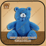 TEDDY BEAR DUDUK POLOS JMB BIRU