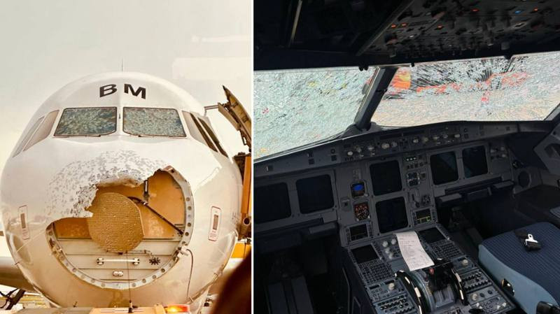 Austrian Airlines: Tempesta di Grandine Danneggia Aereo da Palma de Mallorca a Vienna